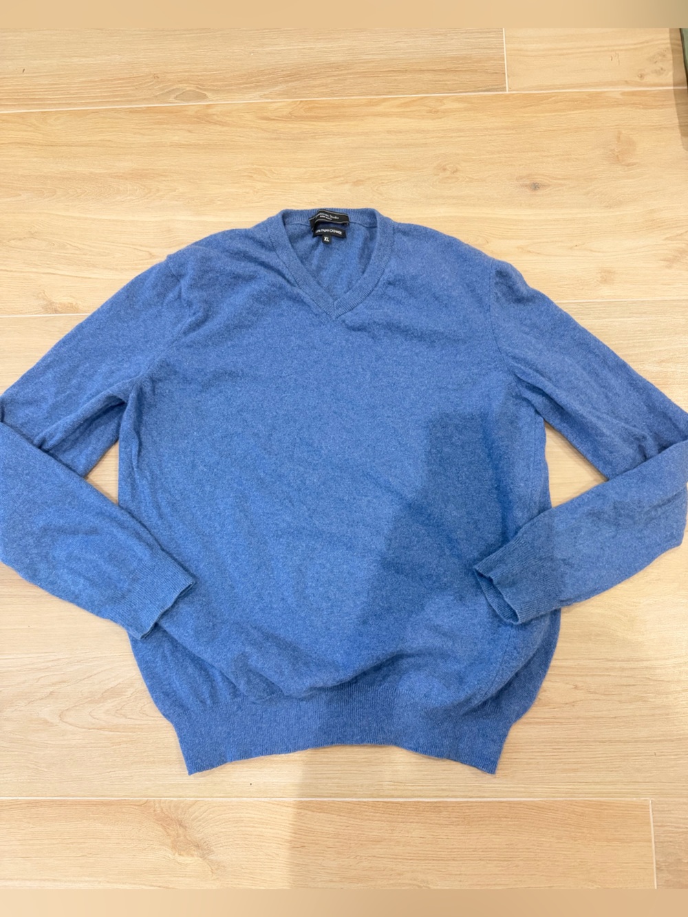 Mantovani studio cashmere Blue Crewneck mens Sweater